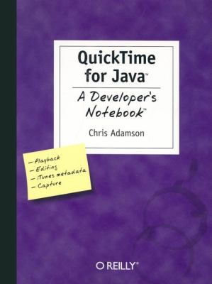 QuickTime for Java: a Developer's Notebook : A Developer's Notebook