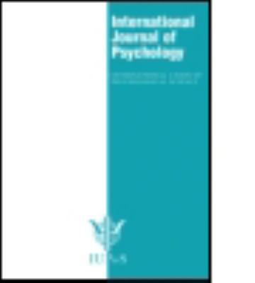 XXX International Congress of Psychology: Abstracts
