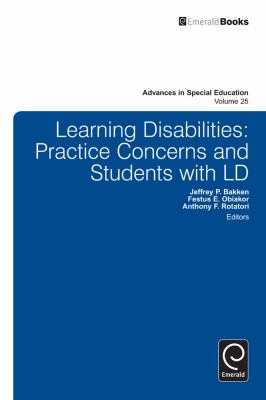 Learning Disabilities : Practice Concerns and Students with Ld