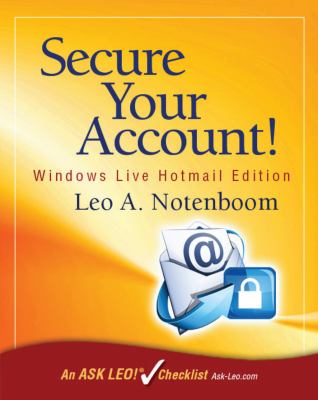 Secure Your Account! Windows Live Hotmail Edition : An Ask Leo! Checklist