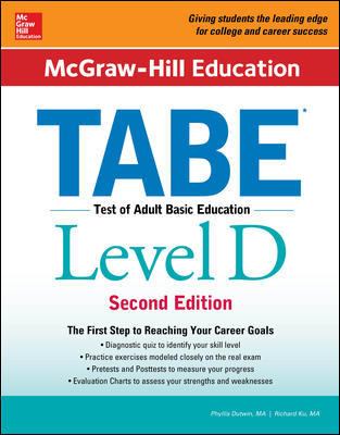 McGraw-Hill Education TABE Level d, Second Edition
