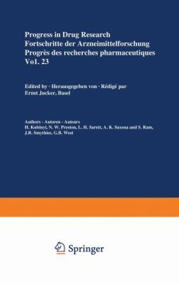 Progress in Drug Research / Fortschritte der Arzneimittelforschung / Progres des Recherches Pharmaceutiques