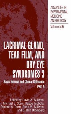 Lacrimal Gland, Tear Film, and Dry Eye Syndromes Vol. 3, Pt. B : Basic Science and Clinical Relevance