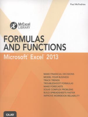 Excel 2013 Formulas and Functions