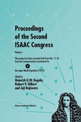 Proceedings of the Second ISAAC Congress Vol. 1 : This Project Has Been Executed with Grant No. 11 and 56 from the Commemorative Association for the Japan World Exposition (1970)