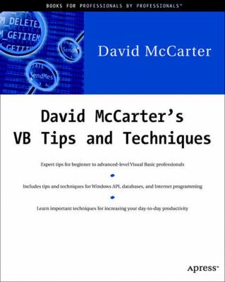David Mccarter's VB Tips and Techniques