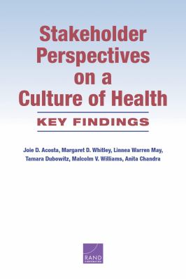 Stakeholder Perspectives on a Culture of Health : Key Findings