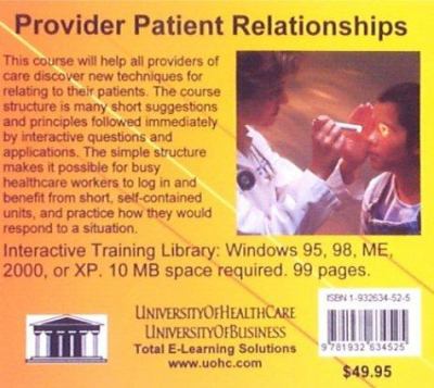 Provider Patient Relationships