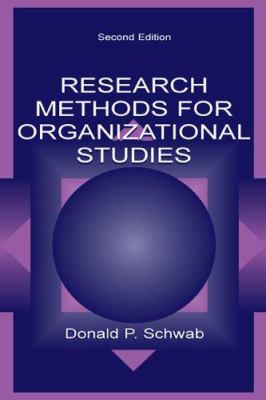 Research Methods for Organizational Studies