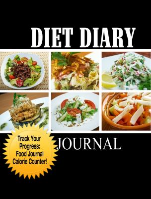 Diet Diary Journal : Food Journal Calorie Counter (Black)