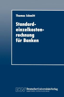 Standardeinzelkostenrechnung Für Banken