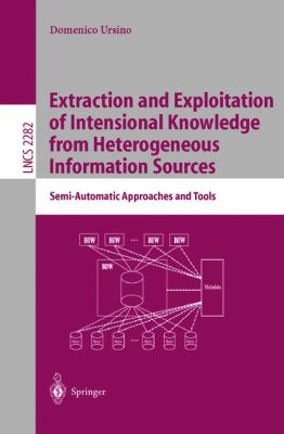Extraction and Exploitation of Intensional Knowledge from Heterogeneous Information Sources : Semi-Automatic Approaches and Tools